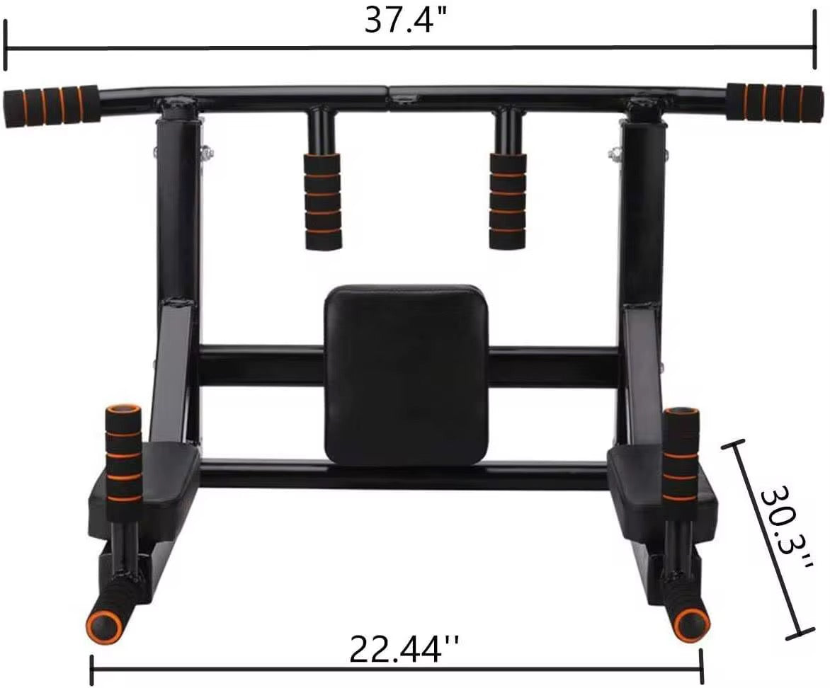 NeverStation™ 360 PRO | Barre de Traction Murale +30 Exercices — Garantie à Vie