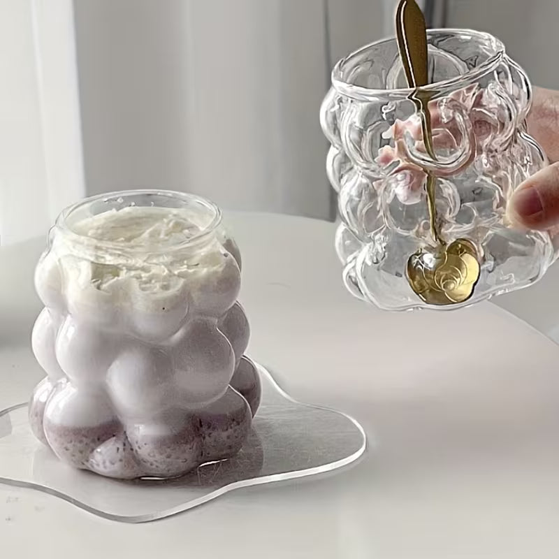 Verres Bubble en Verre Borosilicate – Design Raisin Mignon | Lot de 2 | 300ml