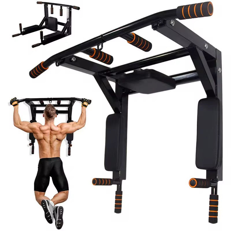 NeverStation™ 360 PRO | Barre de Traction Murale +30 Exercices — Garantie à Vie