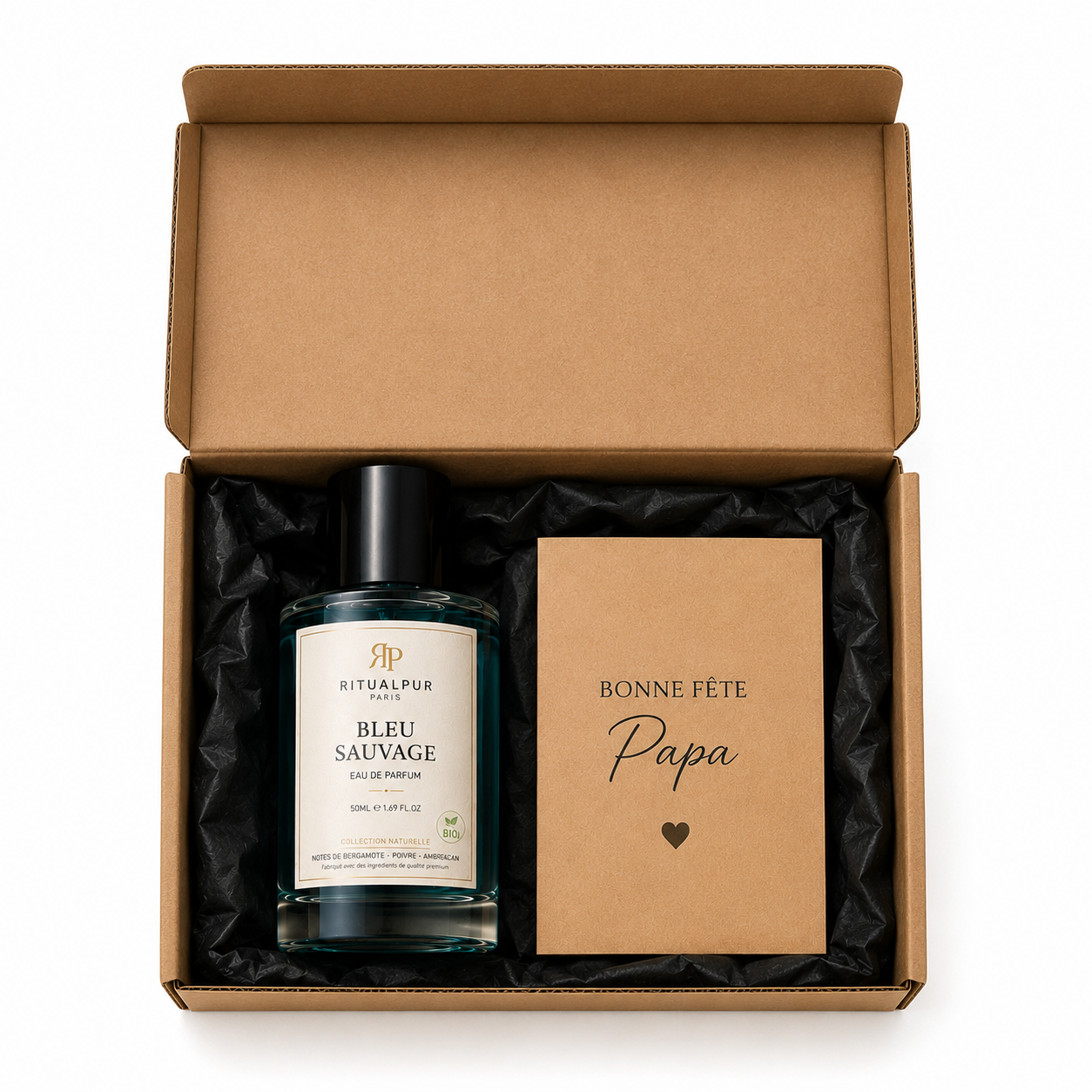 Bleu Sauvage – Eau de Parfum Boisée & Ambre 50ml | Ritualpur Paris