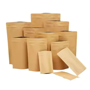 Sachet Doypack Kraft Brun – Multi Tailles – 3 Couches | Emballage Thé & Tisane
