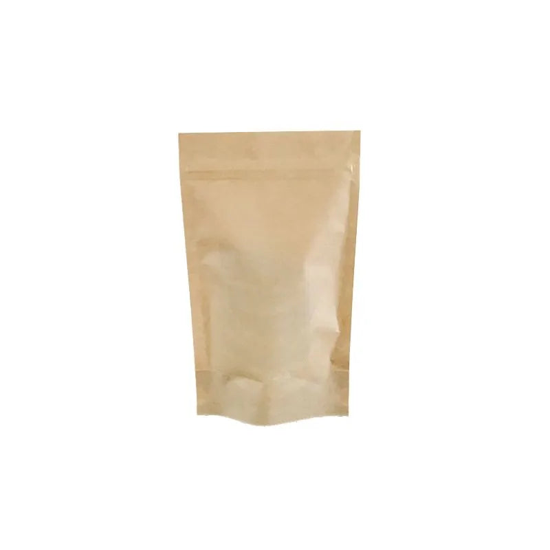 Sachet Doypack Kraft Brun – Multi Tailles – 3 Couches | Emballage Thé & Tisane