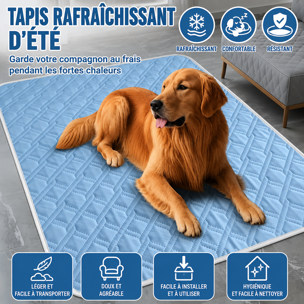 Tapis Rafraîchissant pour Chiens et Chats — Made in France