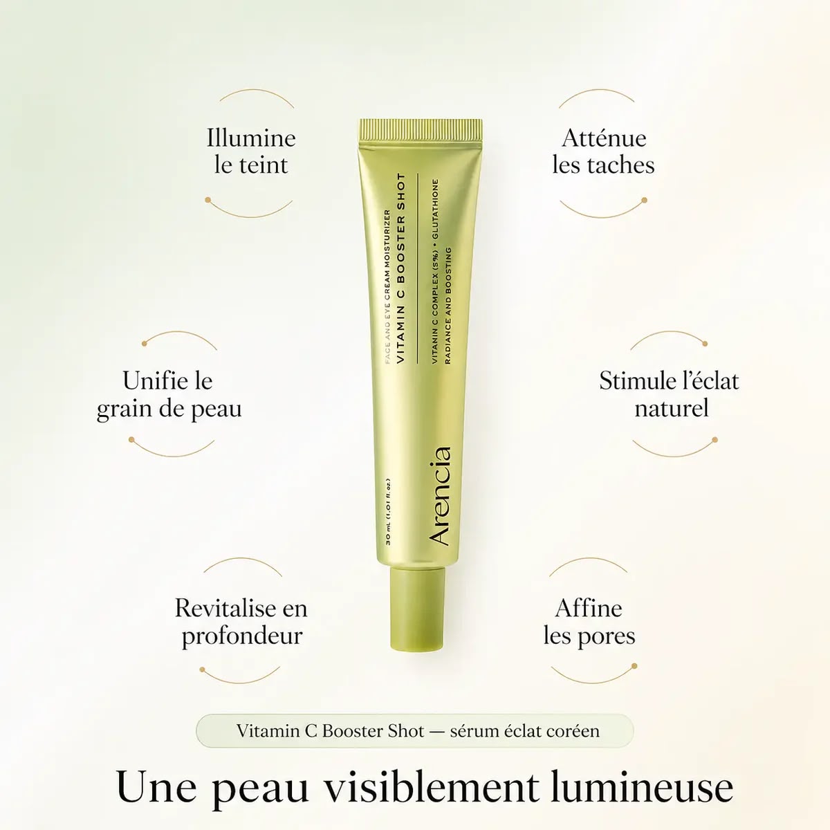 Vitamine C Booster – Sérum Éclat Anti-Taches | Arencia, distribué par Ritual Pur