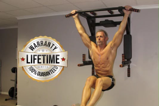 NeverStation™ 360 | Barre de Traction Murale +30 Exercices — Garantie à Vie
