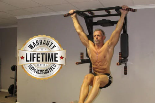 NeverStation™ 360 PRO | Barre de Traction Murale +30 Exercices — Garantie à Vie