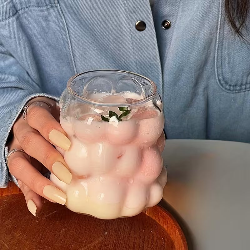 Verres Bubble en Verre Borosilicate – Design Raisin Mignon | Lot de 2 | 300ml