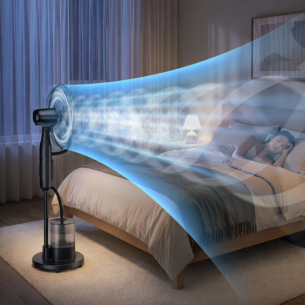 Technologie de brumisation – flux d'air puissant