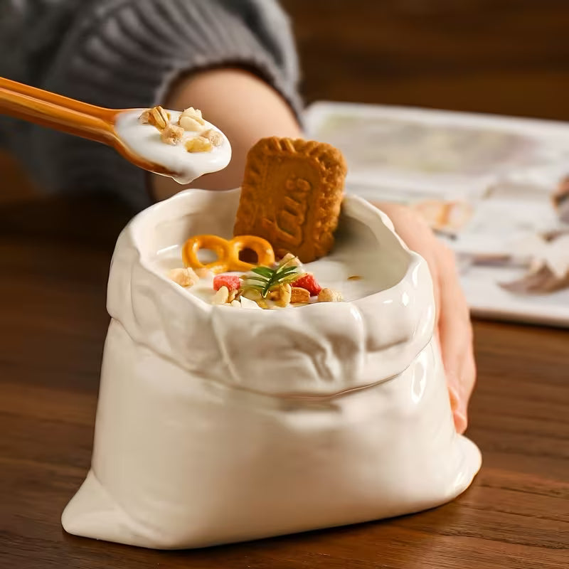 ✨ 2 Tasse Pochette en Céramique | Cuillère Offerte 🎁