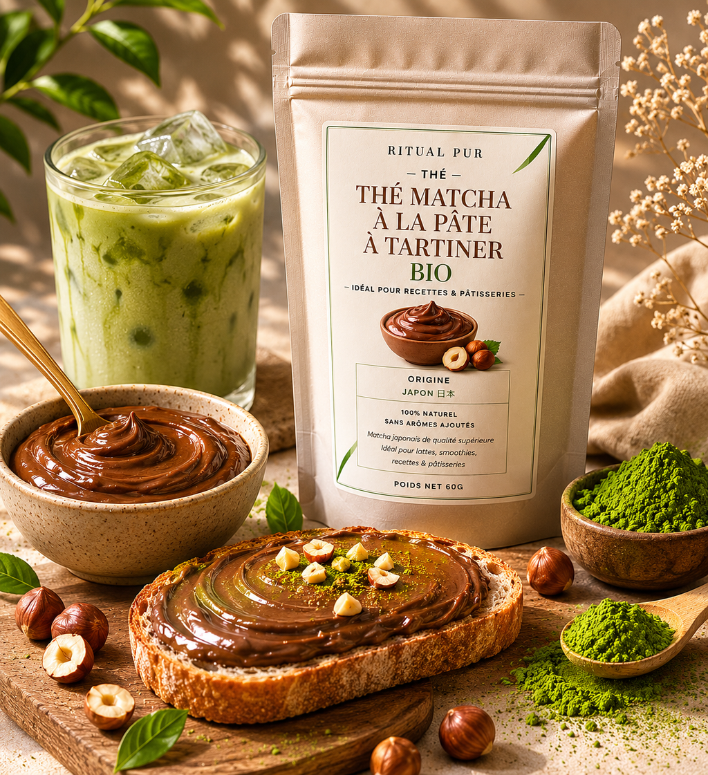 Matcha Pâte à Tartiner Bio – Latte Gourmand Japonais | 60 g
