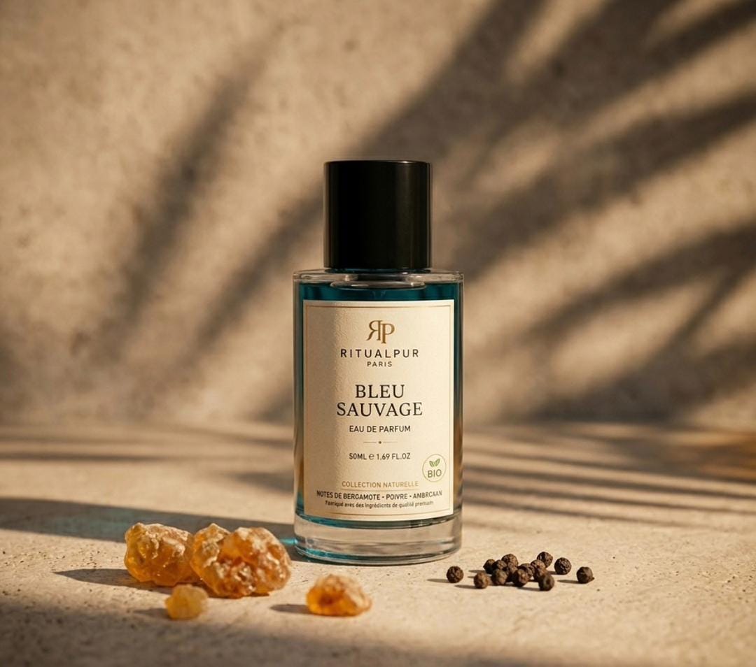 Bleu Sauvage – Eau de Parfum Bio Homme | Boisé & Ambré 50ml