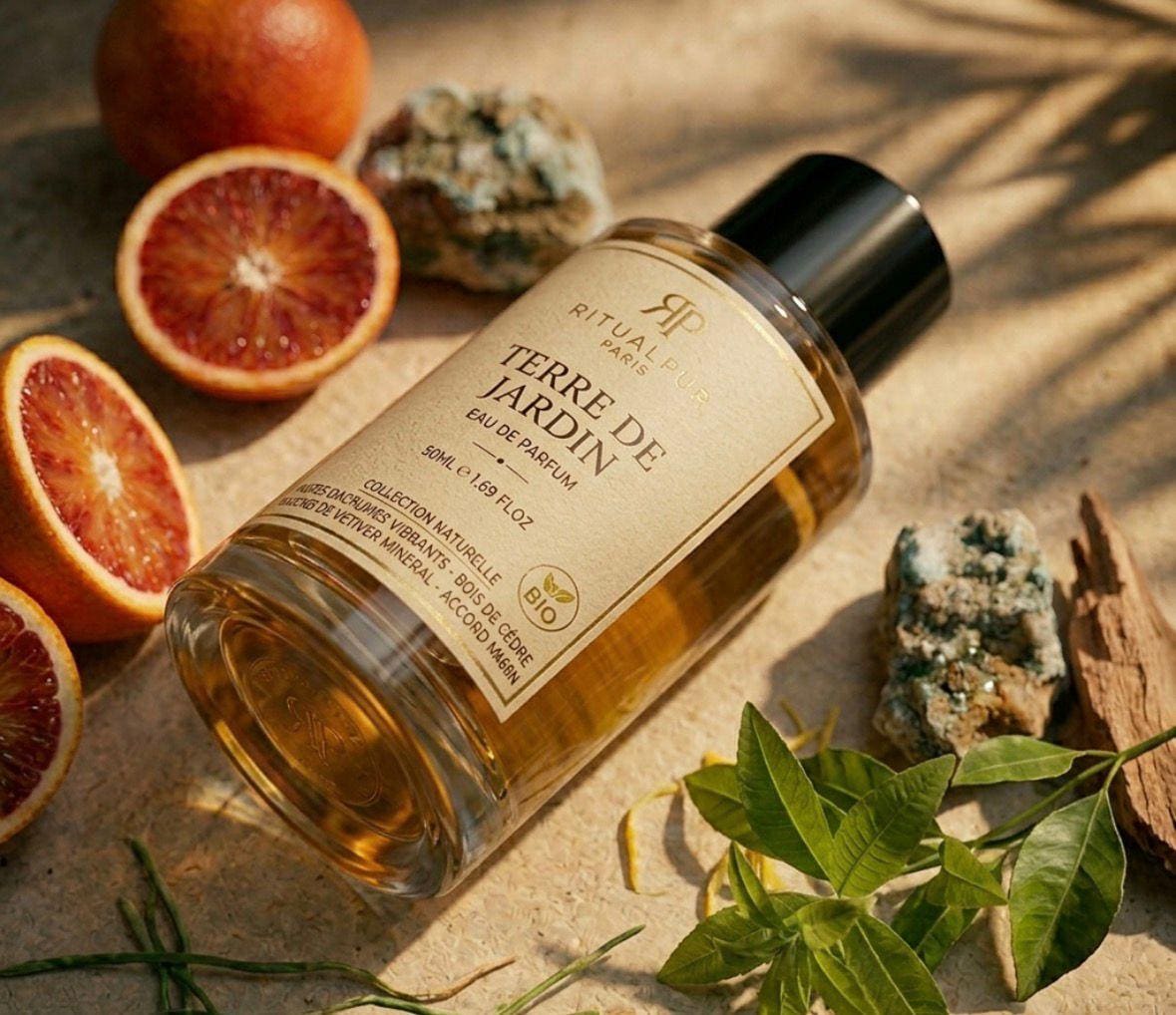 Terre de Jardin – Eau de Parfum Boisée & Agrumes 50ml | Ritualpur Paris