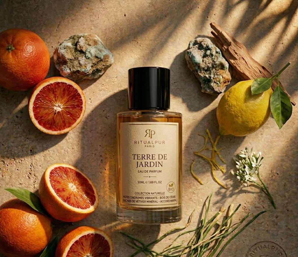 Terre de Jardin – Eau de Parfum Boisée & Agrumes 50ml | Ritualpur Paris