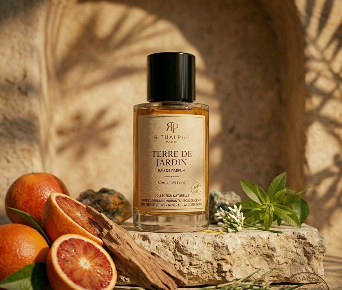 Terre de Jardin – Eau de Parfum Boisée & Agrumes 50ml | Ritualpur Paris