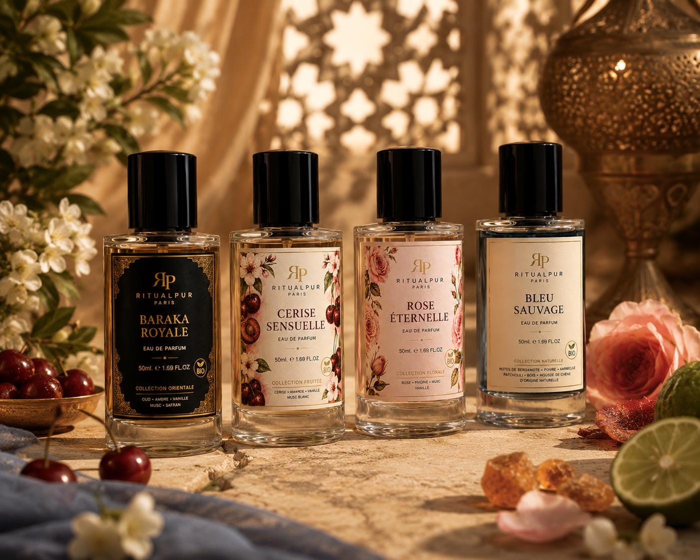 Coffret Best Seller – 4 Eaux de Parfum 50ml | Ritualpur Paris