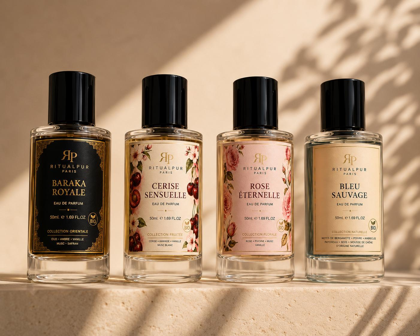 Coffret Best Seller – 4 Eaux de Parfum 50ml | Ritualpur Paris