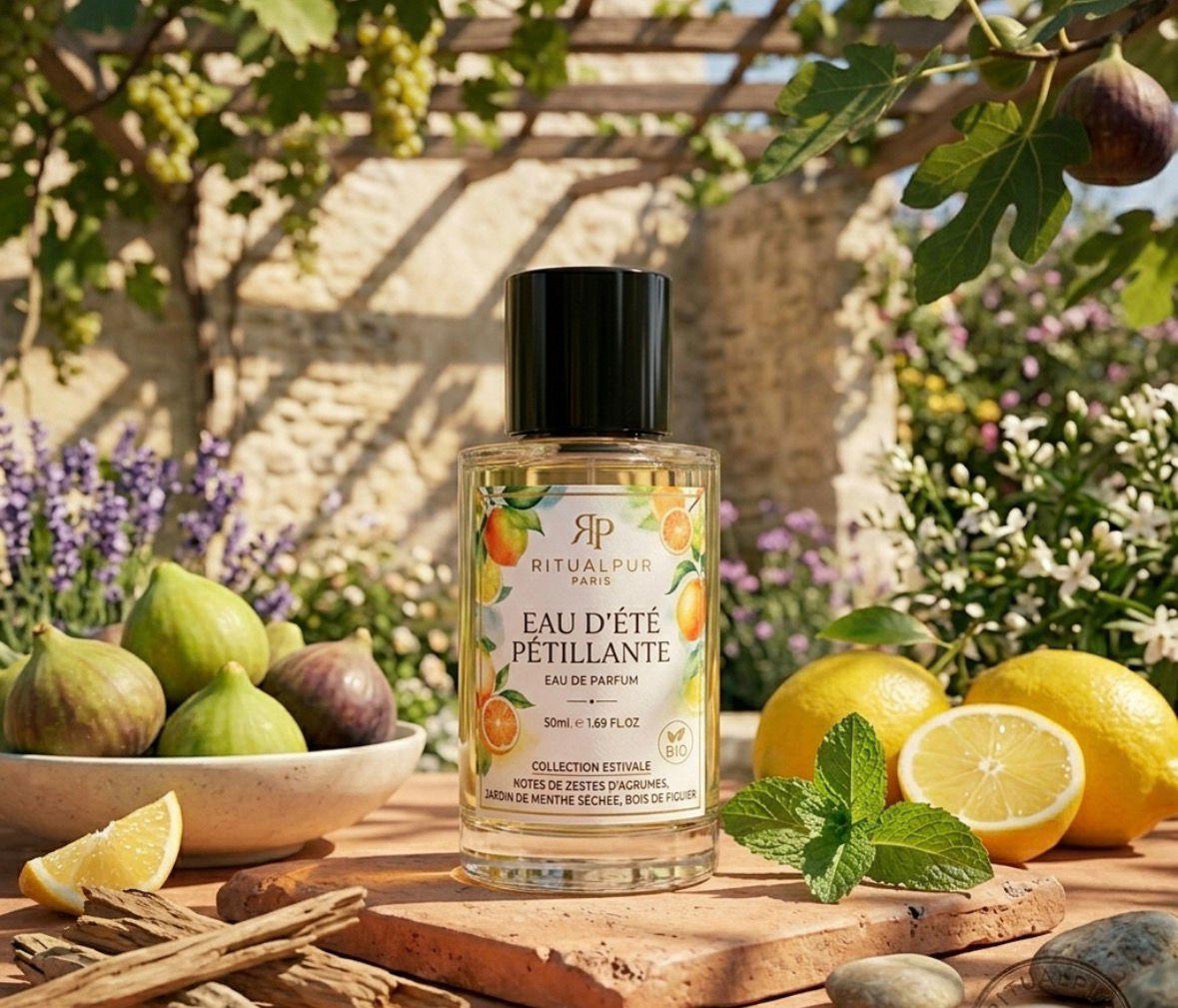 Eau d'Été Pétillante – Eau de Parfum Agrumes & Figuier 50ml | Ritualpur Paris