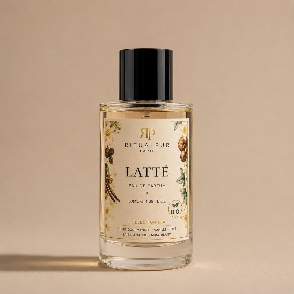 Latté – Eau de Parfum Gourmande Vanille & Café 50ml | Ritualpur Paris