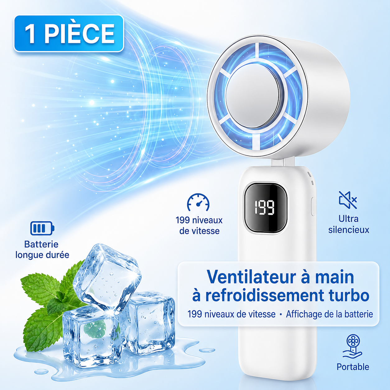 RitualPur AeroFrost™ — Le Ventilateur Turbine qui Vous Suit Partout